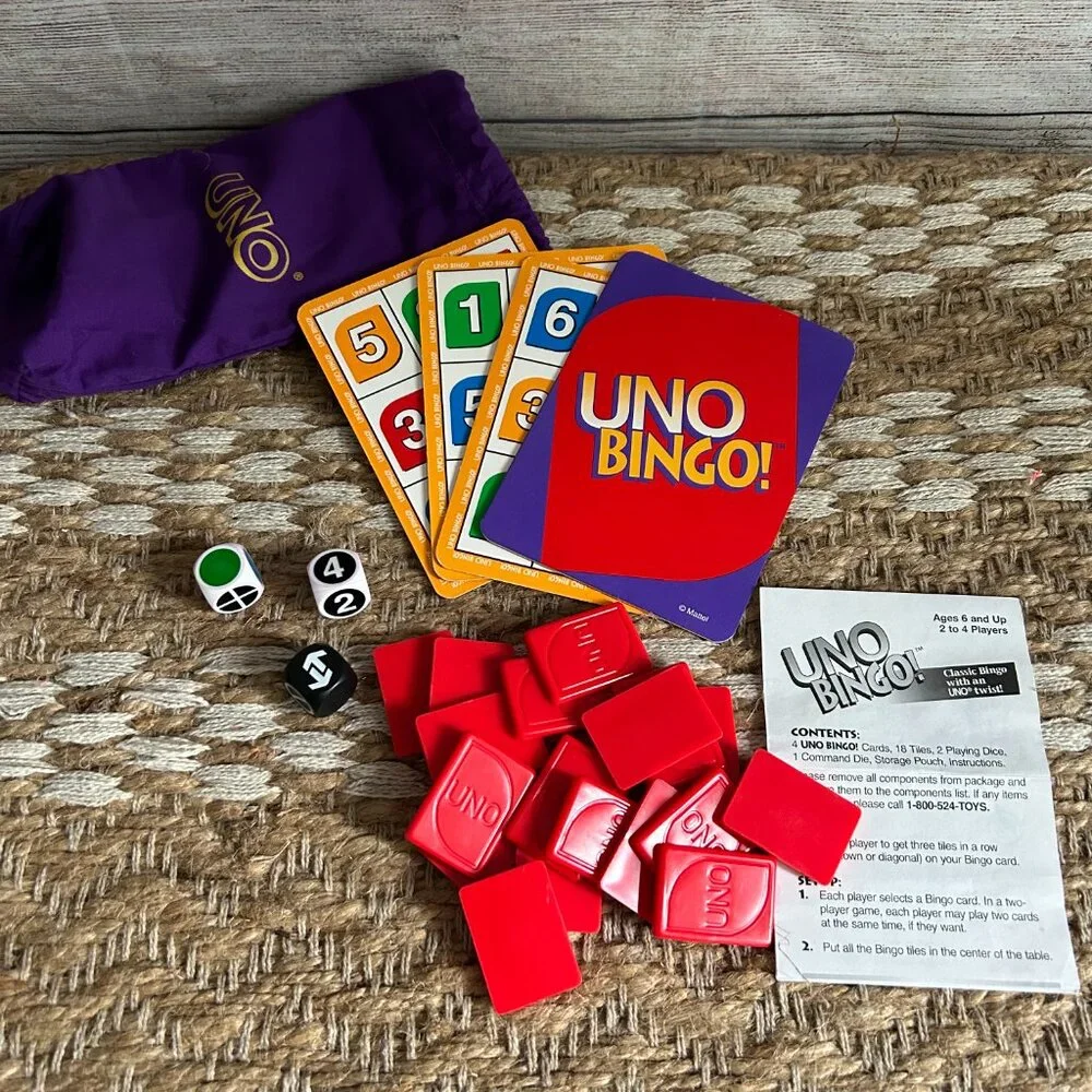 Mattel UNO BINGO Game